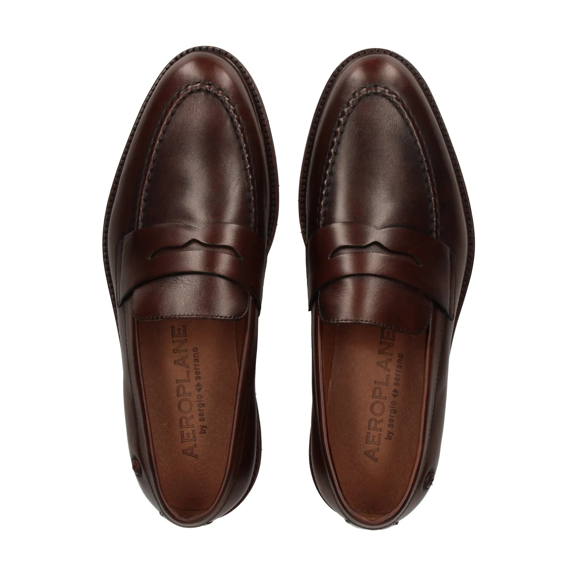 AEROPLANE Mocasines de Hombre 8003 MARRON