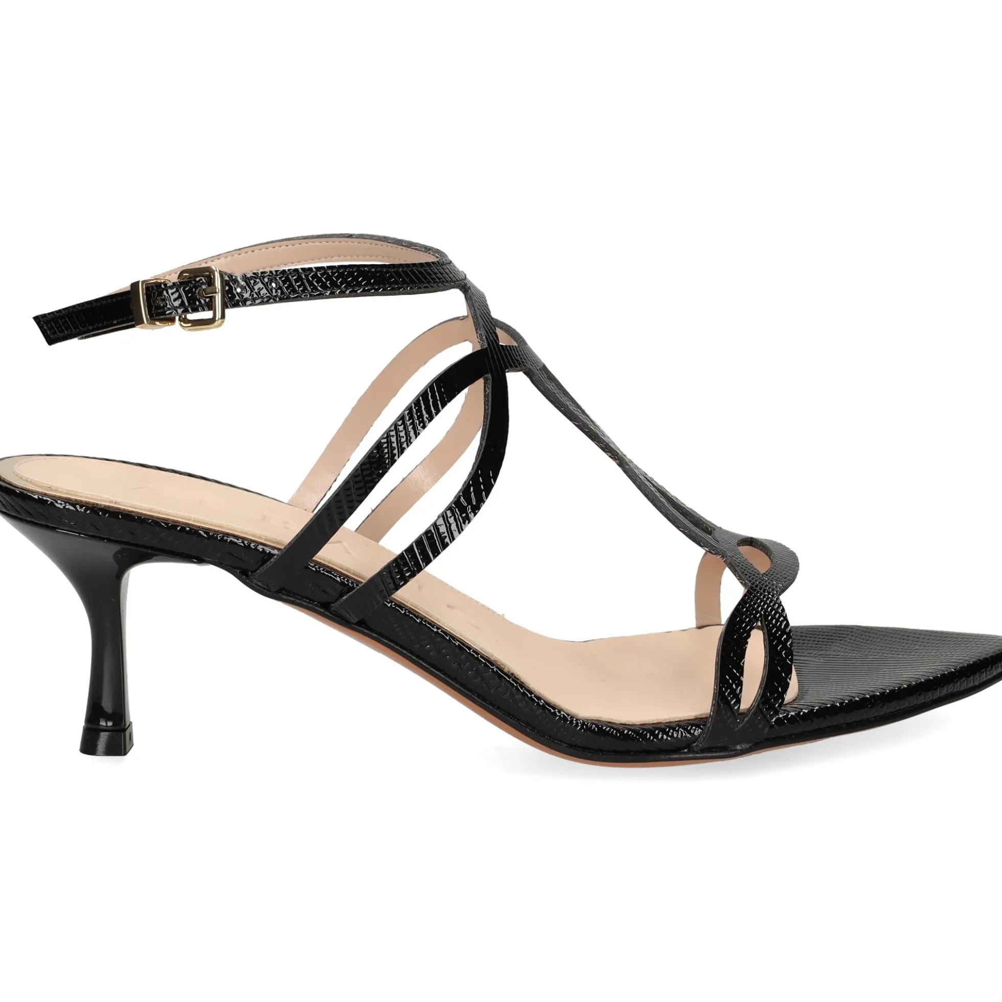 ALBANO Sandalias con tacón de Mujer 5337 / 2 NEGRO