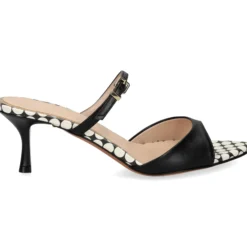 ALBANO Sandalias con tacón de Mujer 5311 / 7 NEGRO