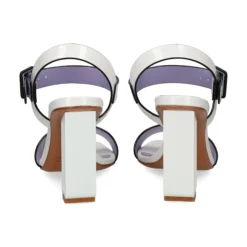 ALBANO Sandalias con tacón de Mujer 5180 / 2 BLANCO