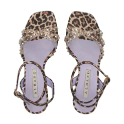 ALBANO Sandalias con tacón de Mujer 3393/1 LEOPARDO