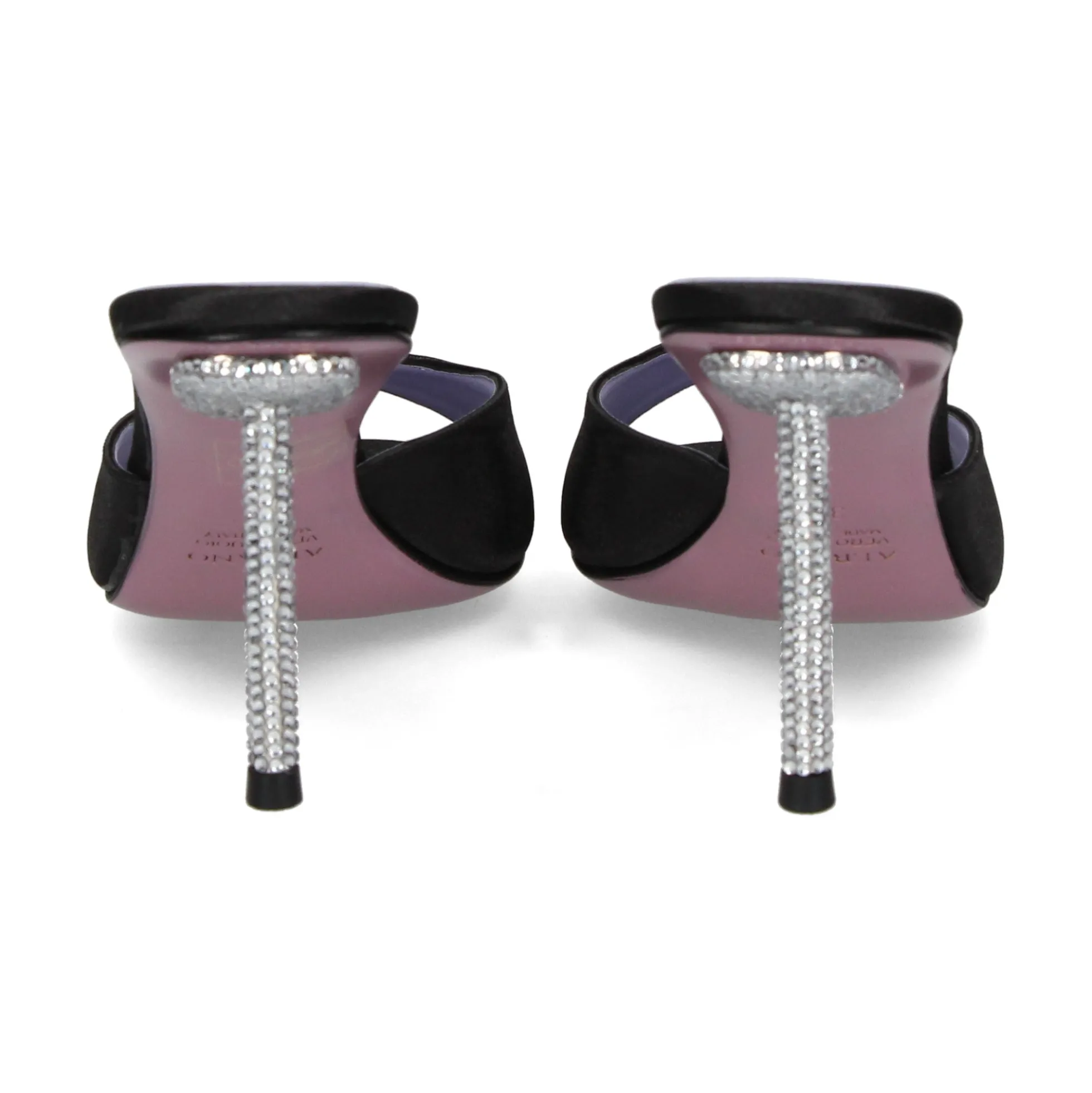 ALBANO Sandalias con tacón de Mujer 3287/4 NEGRO