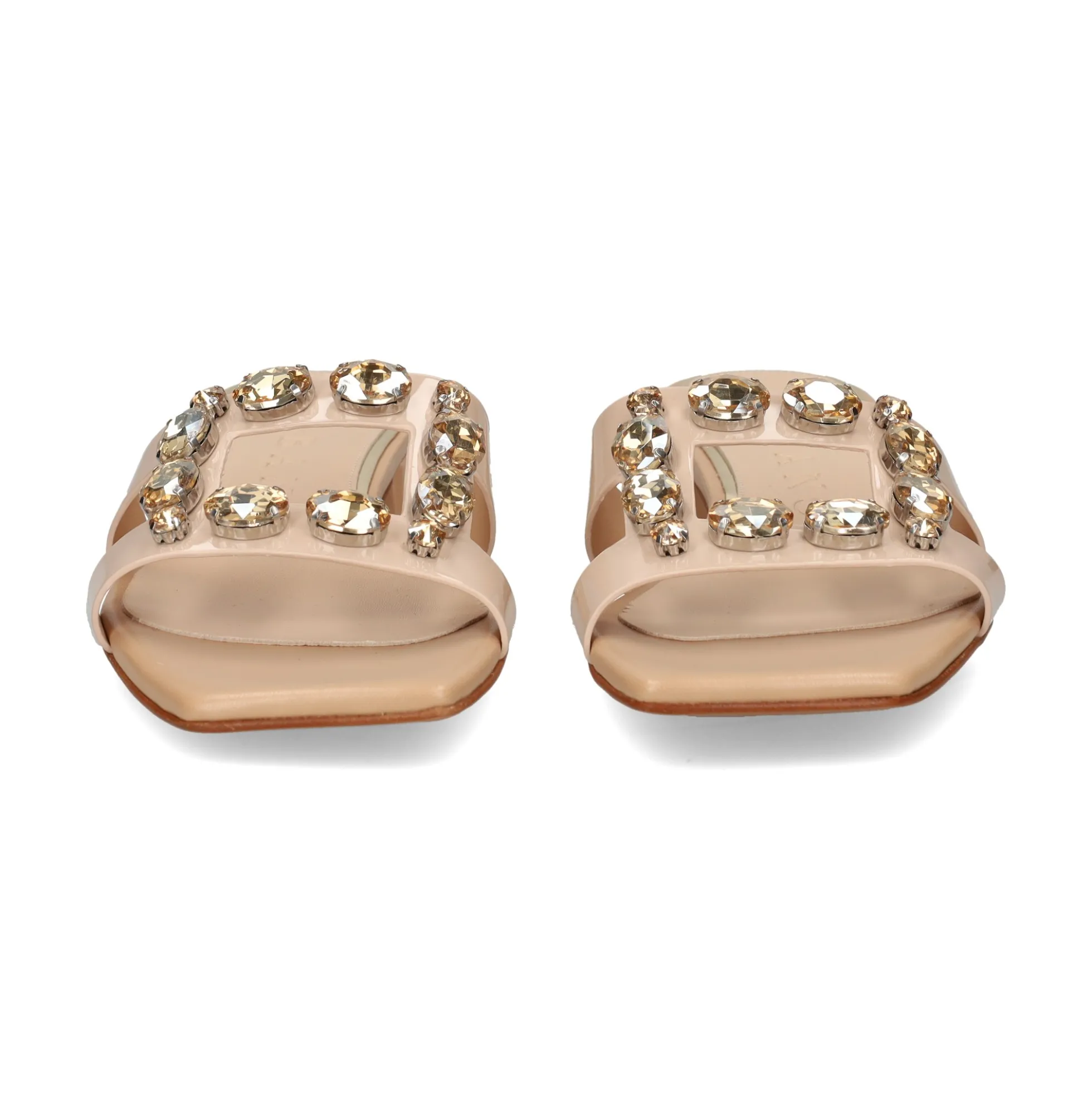 ALBANO Sandalias planas de Mujer 5346 / 3 BEIGE/ORO