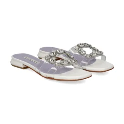 ALBANO Sandalias planas de Mujer 5228 / 2 BLANCO