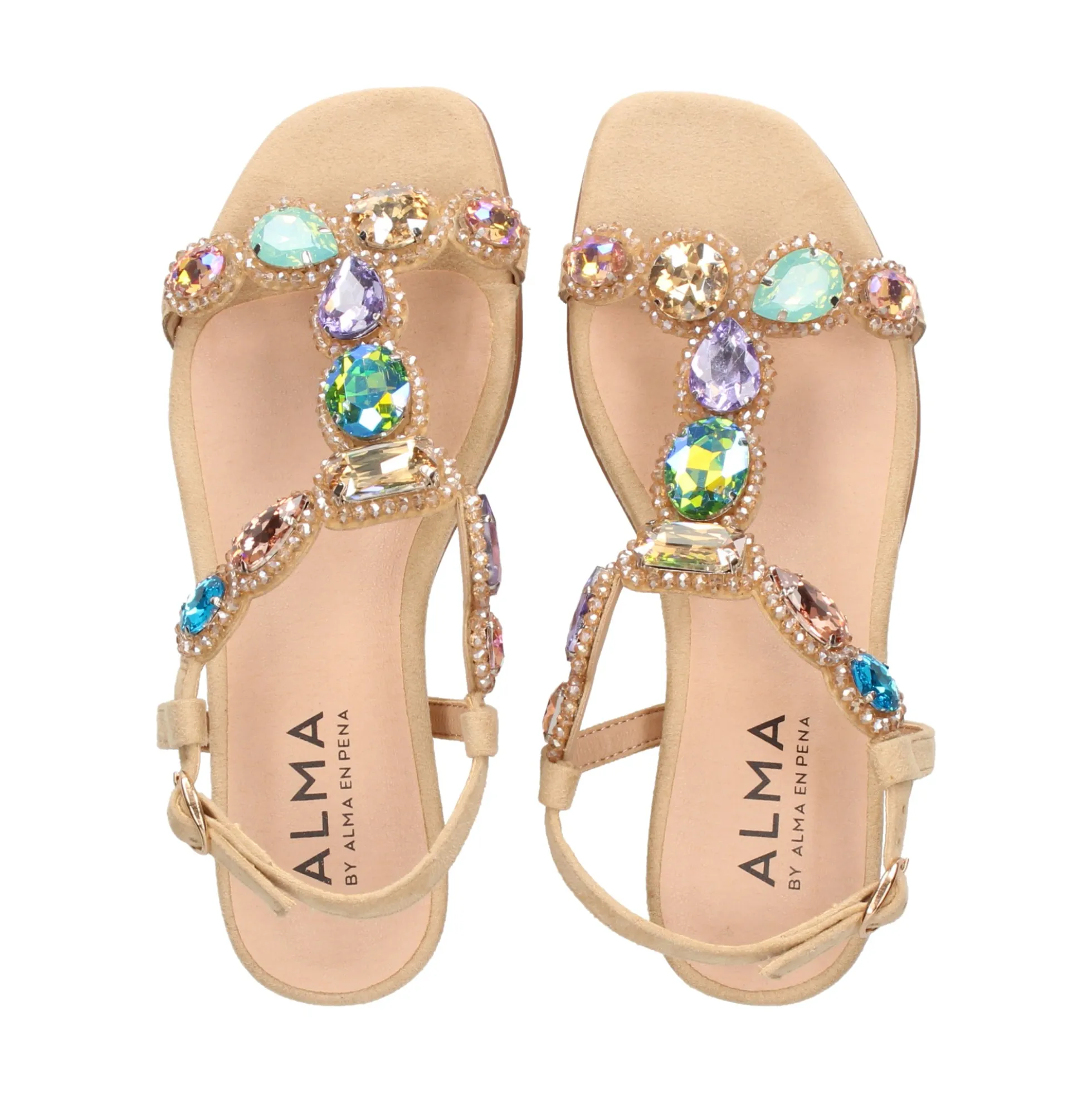 ALMA BLUE Sandalias cuña de Mujer V24AB2088