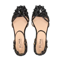ALMA BLUE Zapatos planos de Mujer V24AB2006 NEGRO