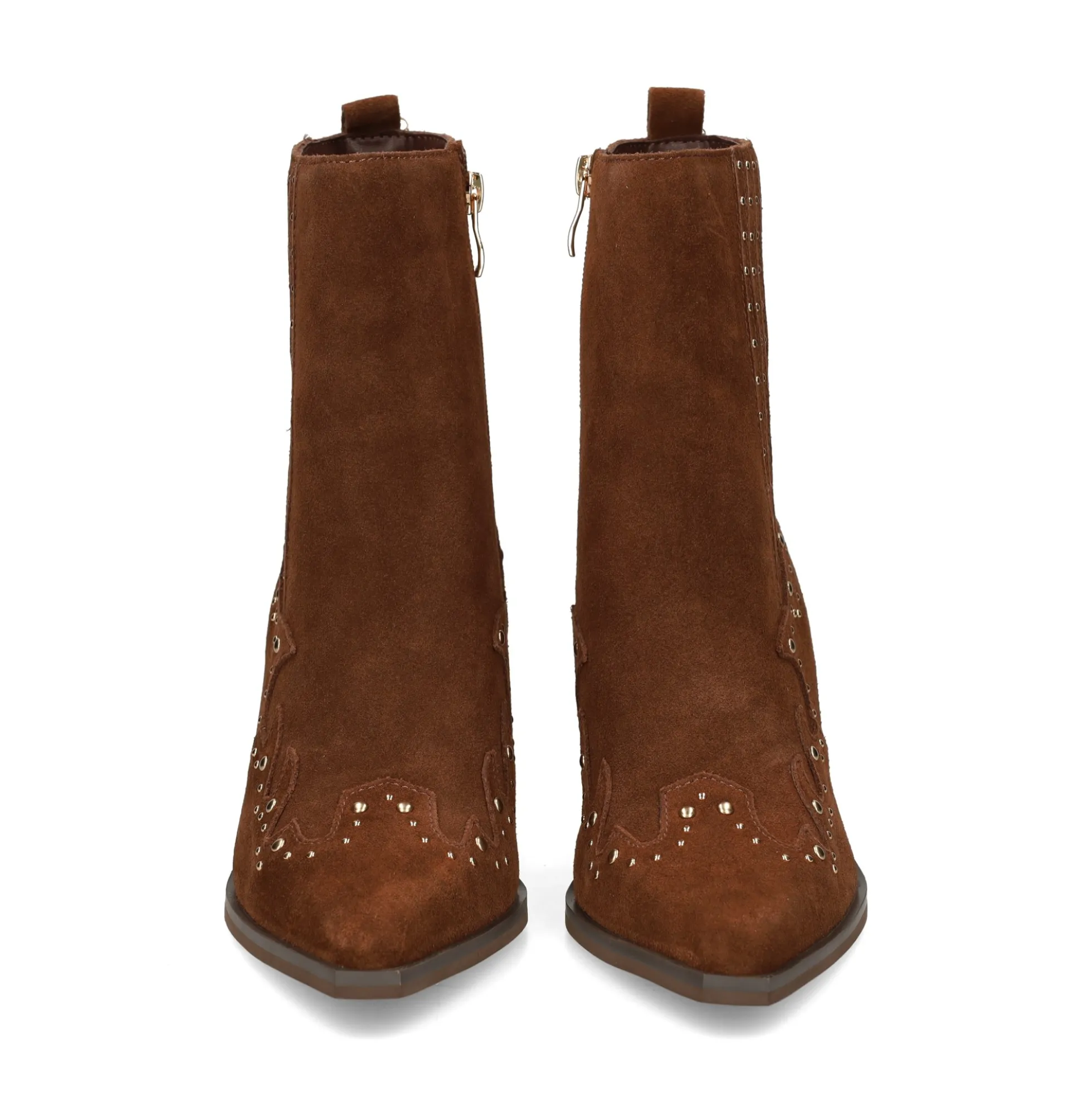 ALMA EN PENA Botines con tacón de Mujer 52606 CAMEL