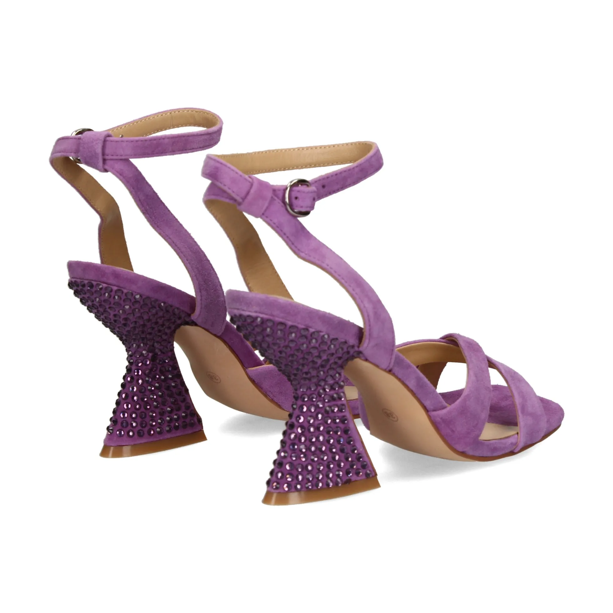 ALMA EN PENA Sandalias con tacón de Mujer 220 VIOLET