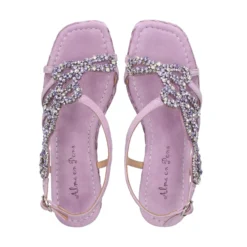ALMA EN PENA Sandalias cuña de Mujer 574 LILA