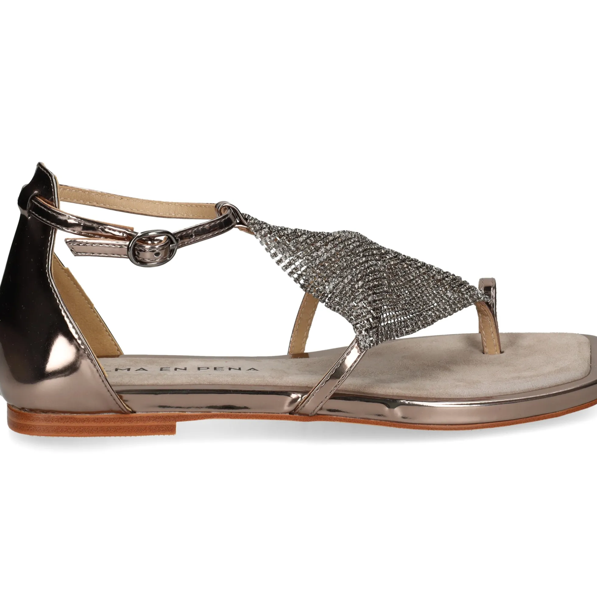 ALMA EN PENA Sandalias planas de Mujer V251920 PEWTER
