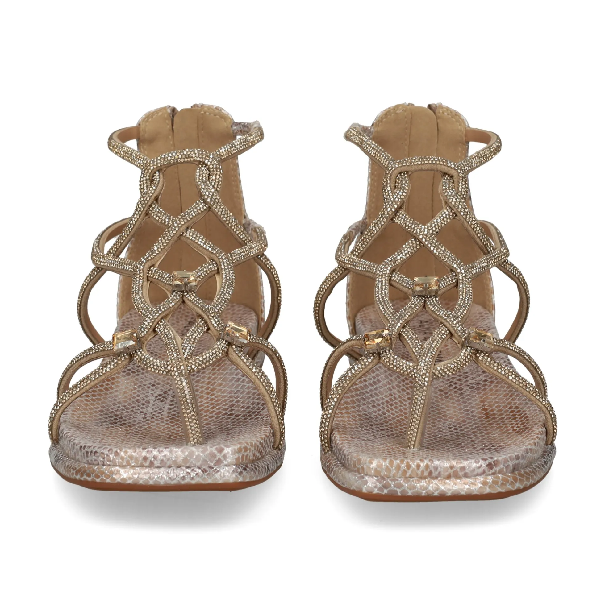 ALMA EN PENA Sandalias planas de Mujer 51501 TAUPE