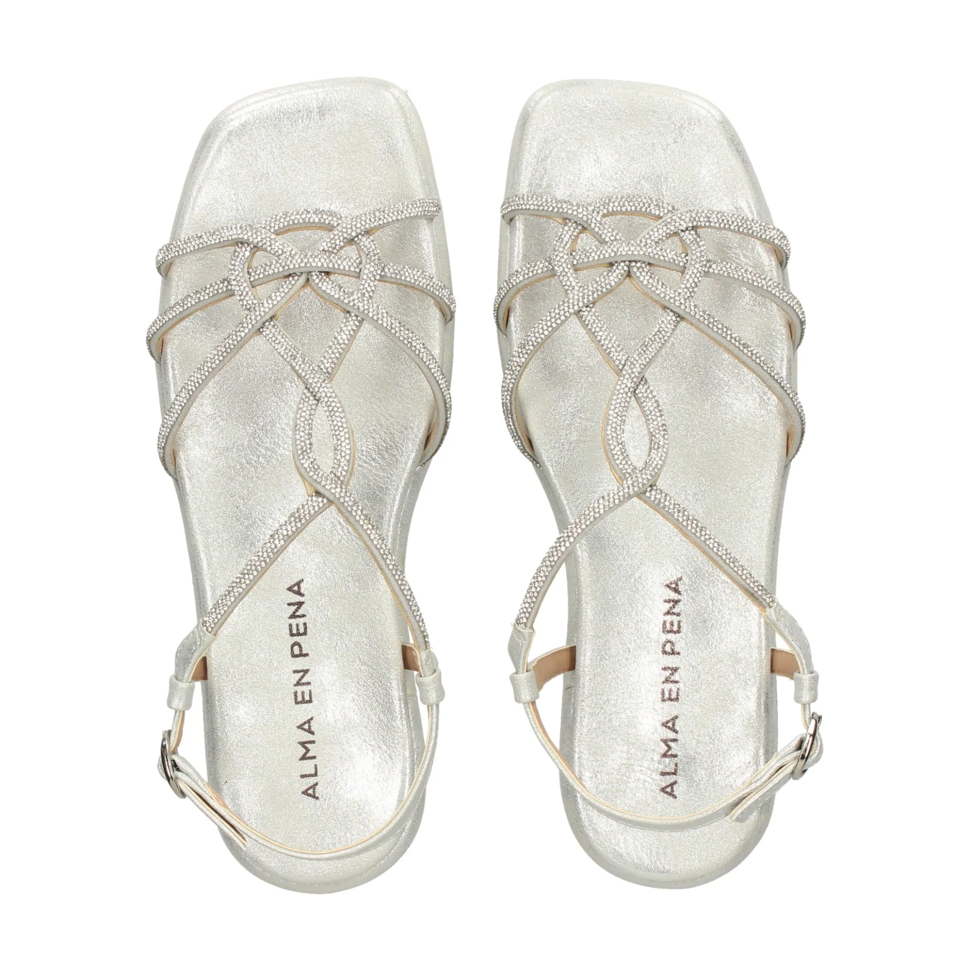 ALMA EN PENA Sandalias planas de Mujer 51502 SILVER