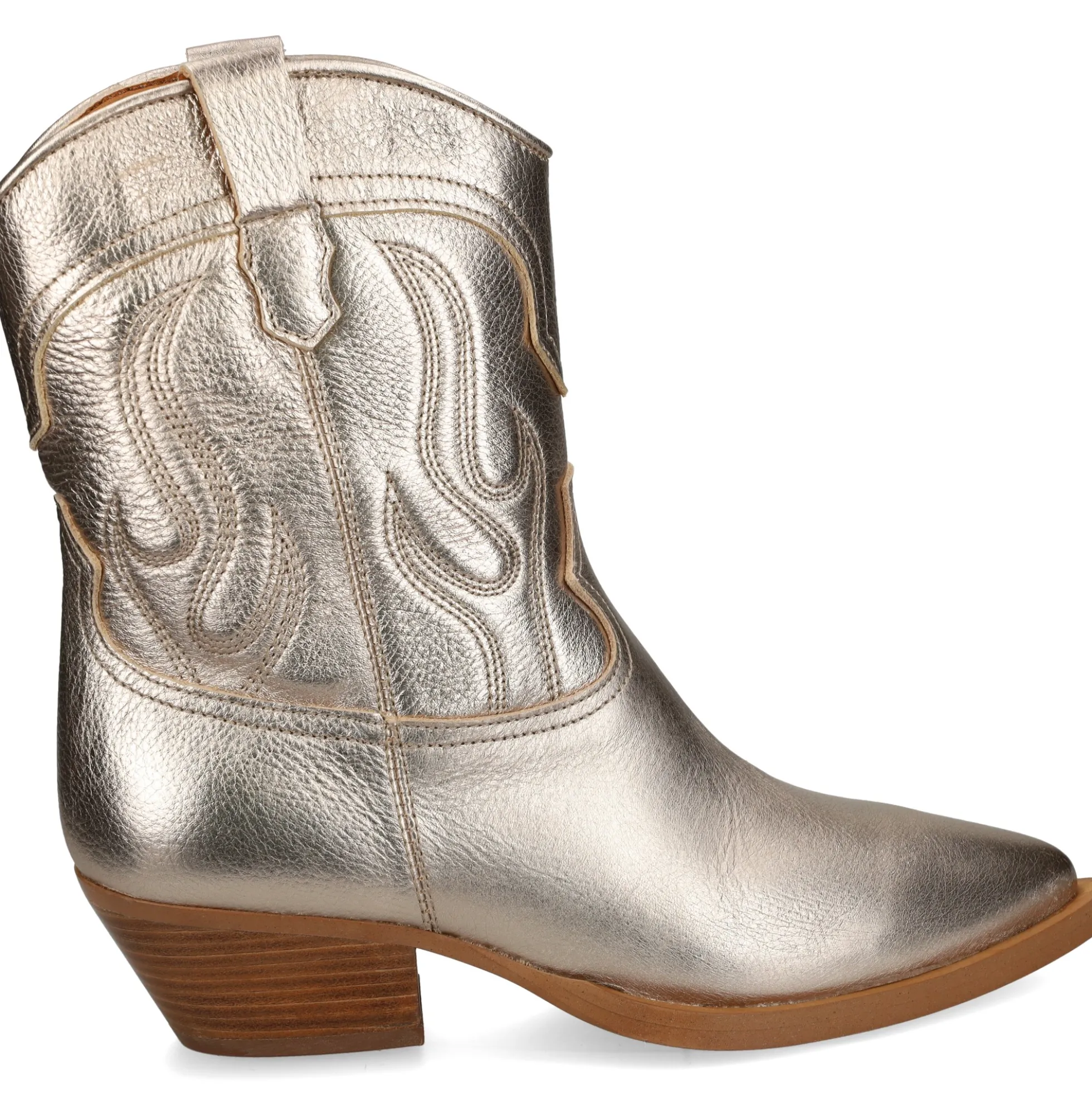ALPE Botas con tacón de Mujer 501041 43 PLATINO