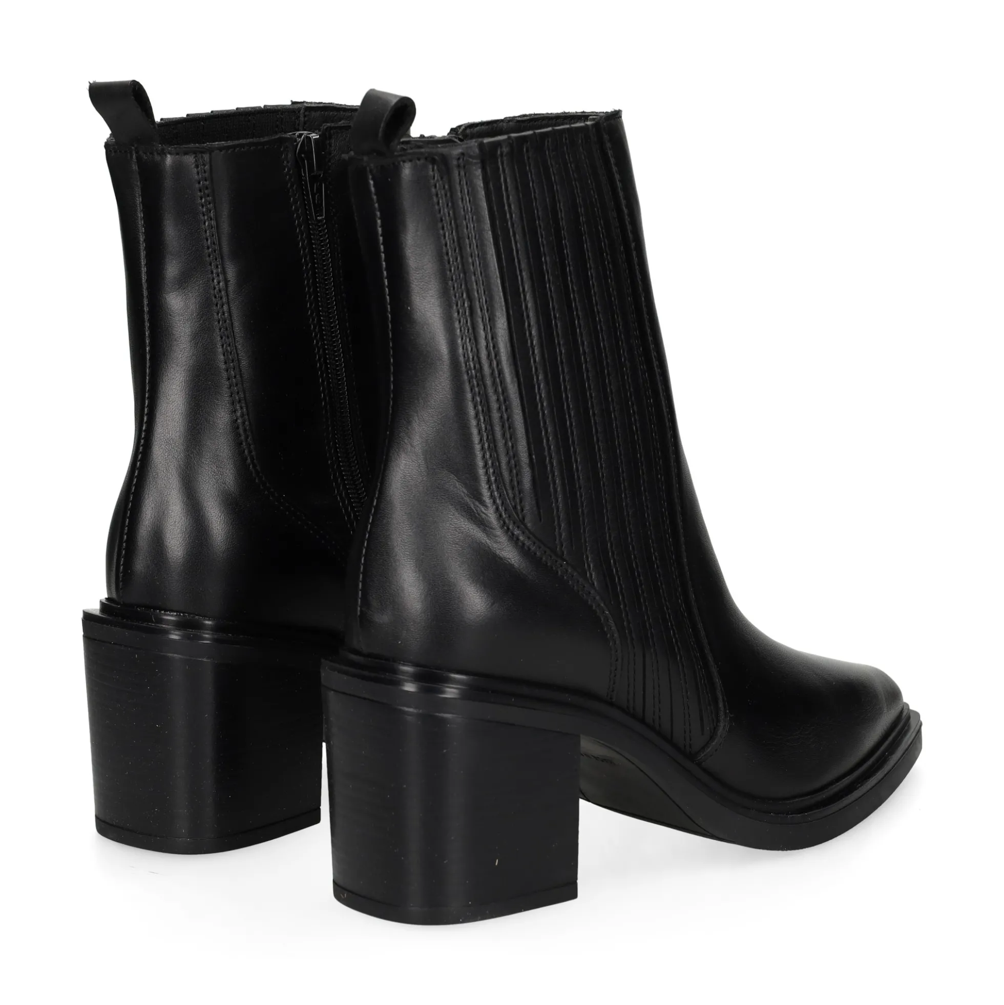 ALPE Botines con tacón de Mujer 2463 17-05 BEC-NEGRO