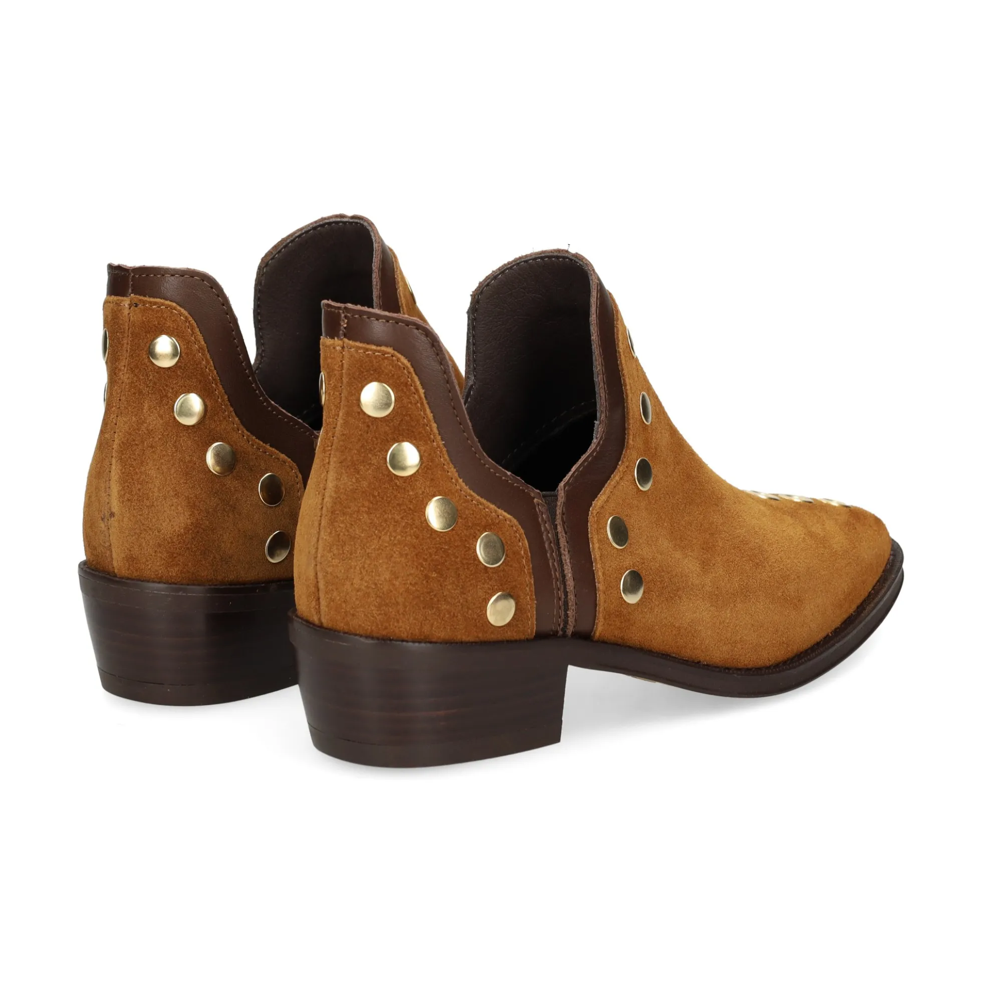 ALPE Botines planos de Mujer 2551 01 CUERO