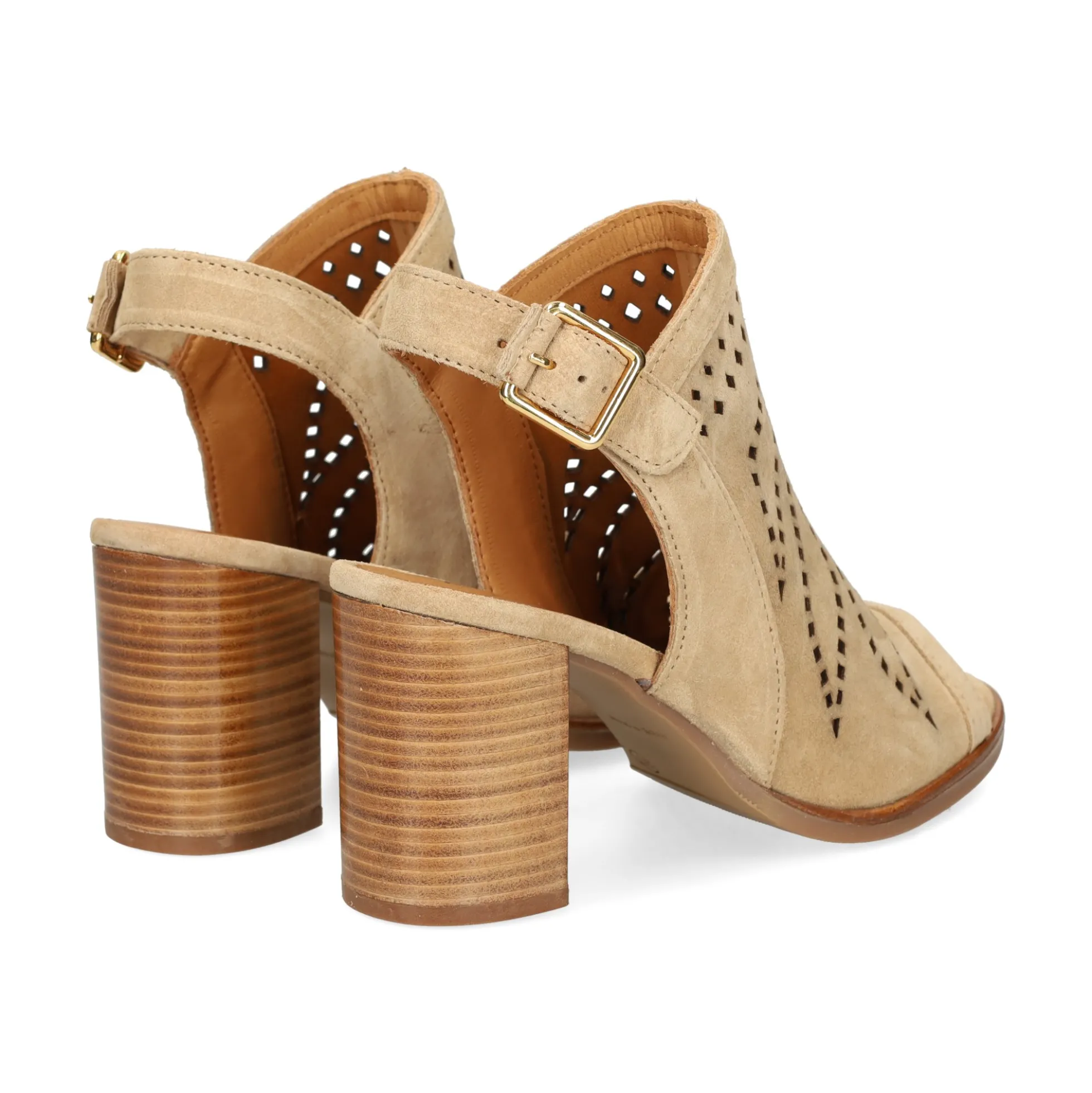 ALPE Sandalias con tacón de Mujer 509611 08 ARENA