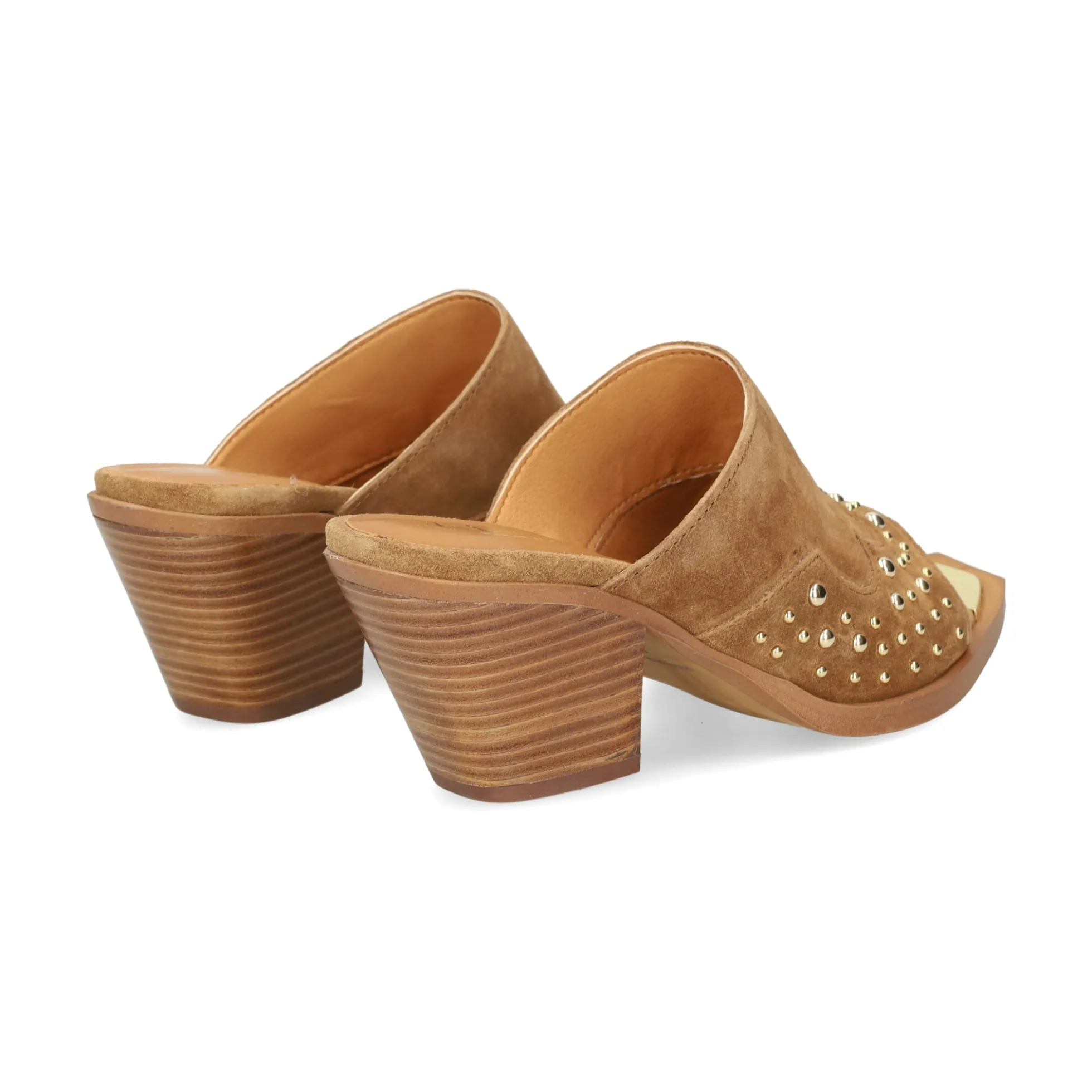 ALPE Sandalias con tacón de Mujer 511311 01 CUERO