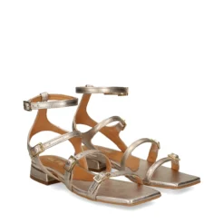 ALPE Sandalias planas de Mujer 514341 PLATINO