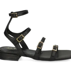ALPE Sandalias planas de Mujer 514303 05 NEGRO