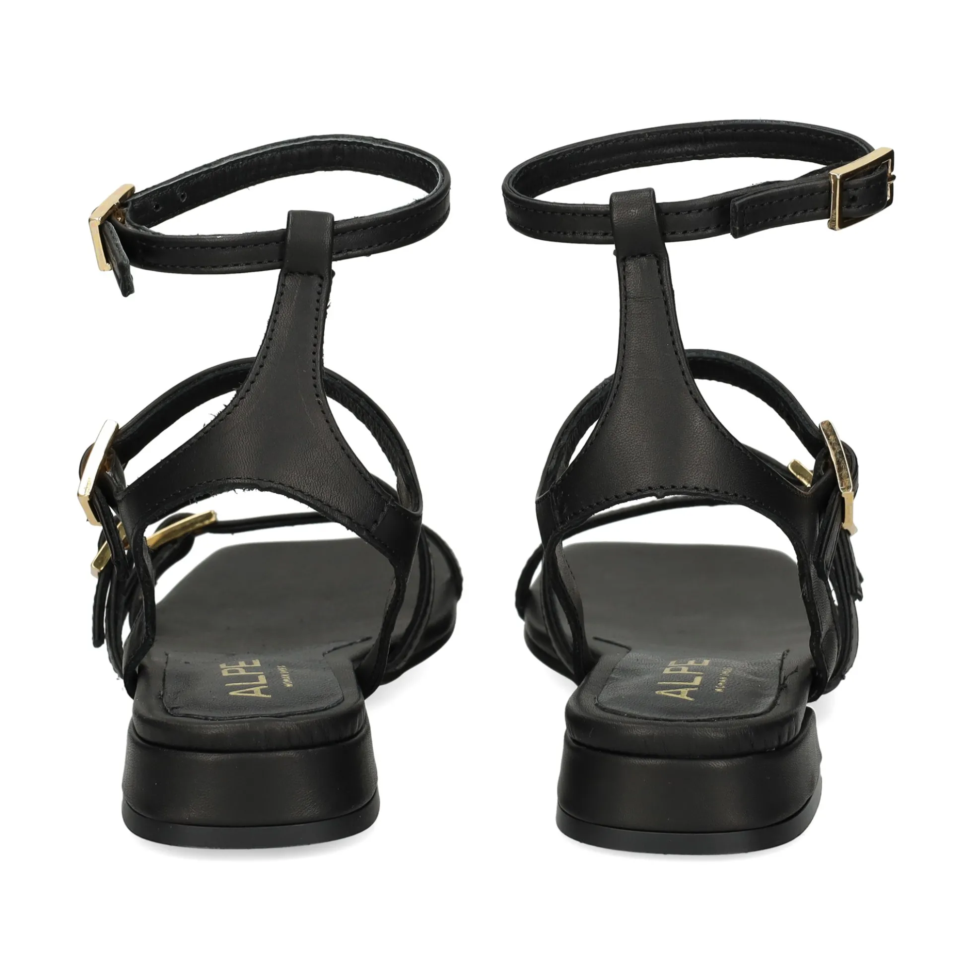 ALPE Sandalias planas de Mujer 514303 05 NEGRO