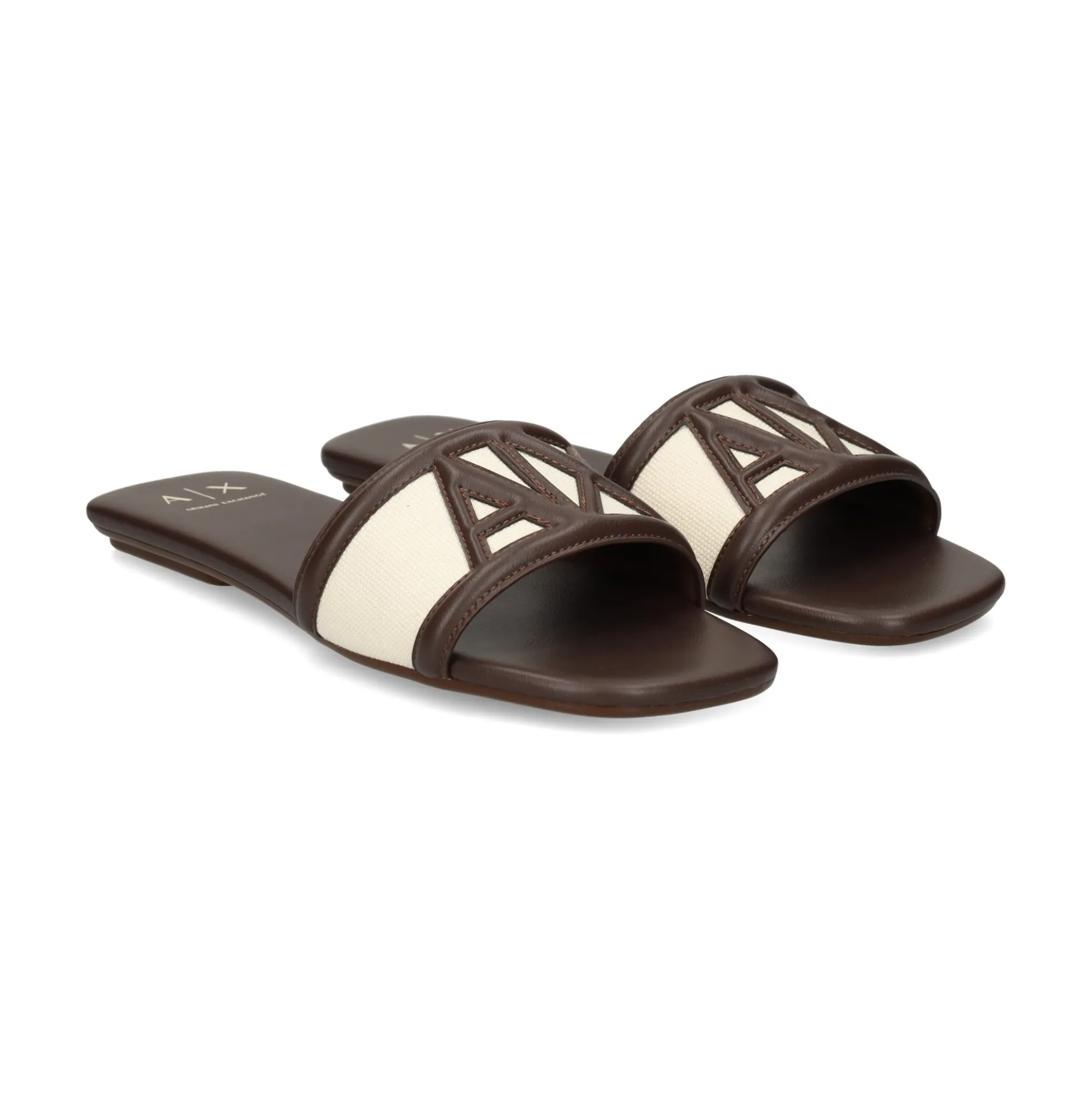 ARMANI EXCHANGE Sandalias planas de Mujer XW002568 MZ766 SHADE+ECR