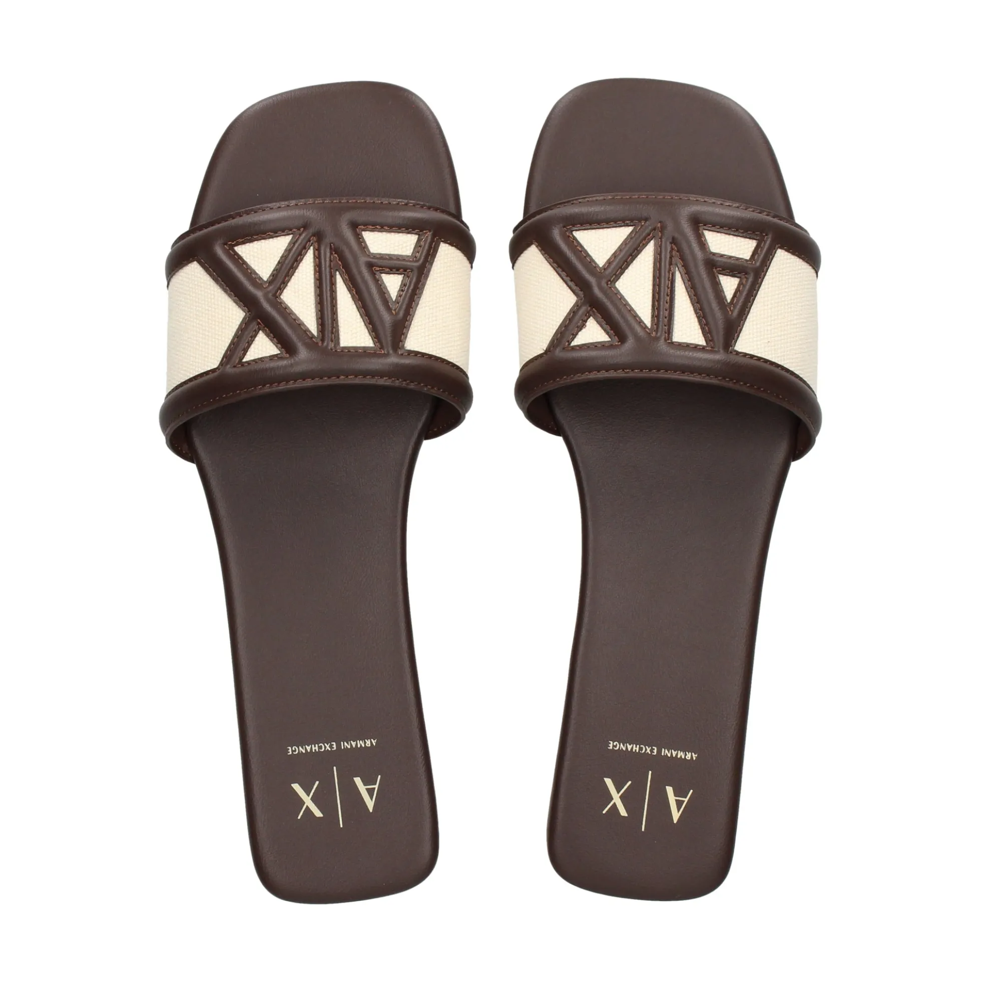 ARMANI EXCHANGE Sandalias planas de Mujer XW002568 MZ766 SHADE+ECR