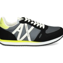 ARMANI EXCHANGE Zapatillas de Hombre XUX017 T699 BLACK+GREY