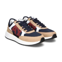 ARMANI EXCHANGE Zapatillas de Hombre XUX090 S561 TAN+NAVY+R