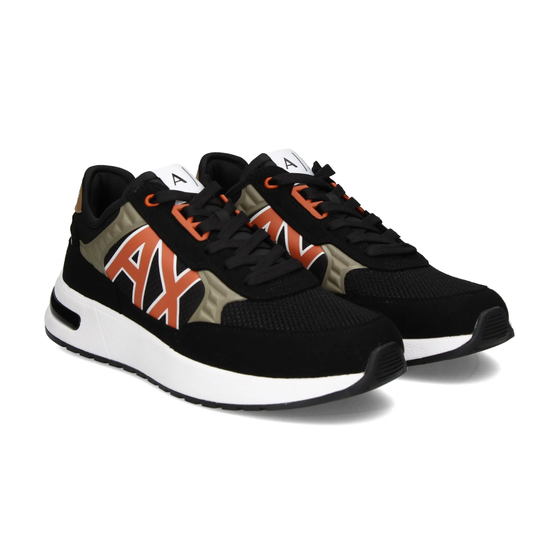 ARMANI EXCHANGE Zapatillas de Hombre XUX090 T053 BLACK+WOOD
