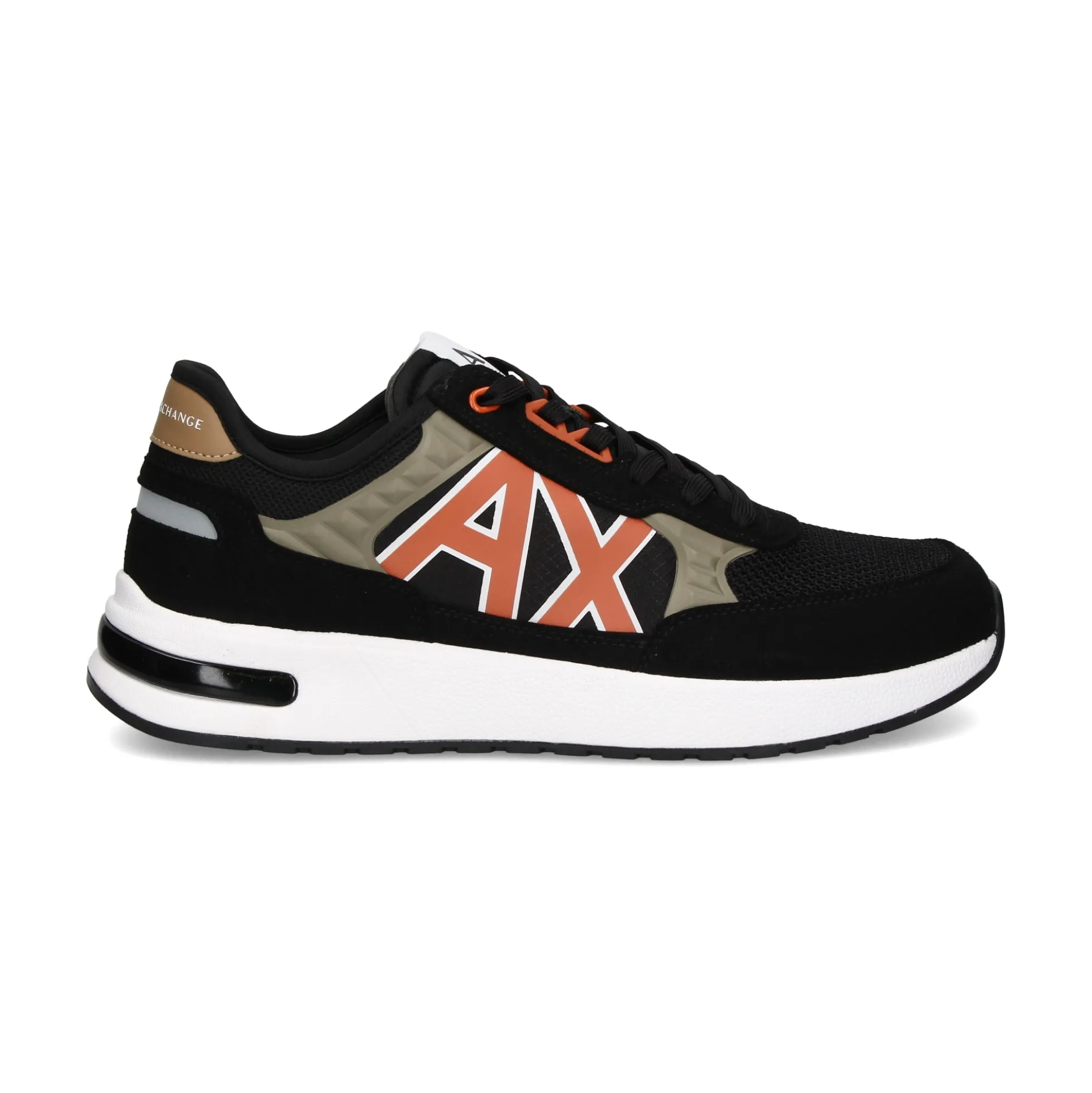 ARMANI EXCHANGE Zapatillas de Hombre XUX090 T053 BLACK+WOOD