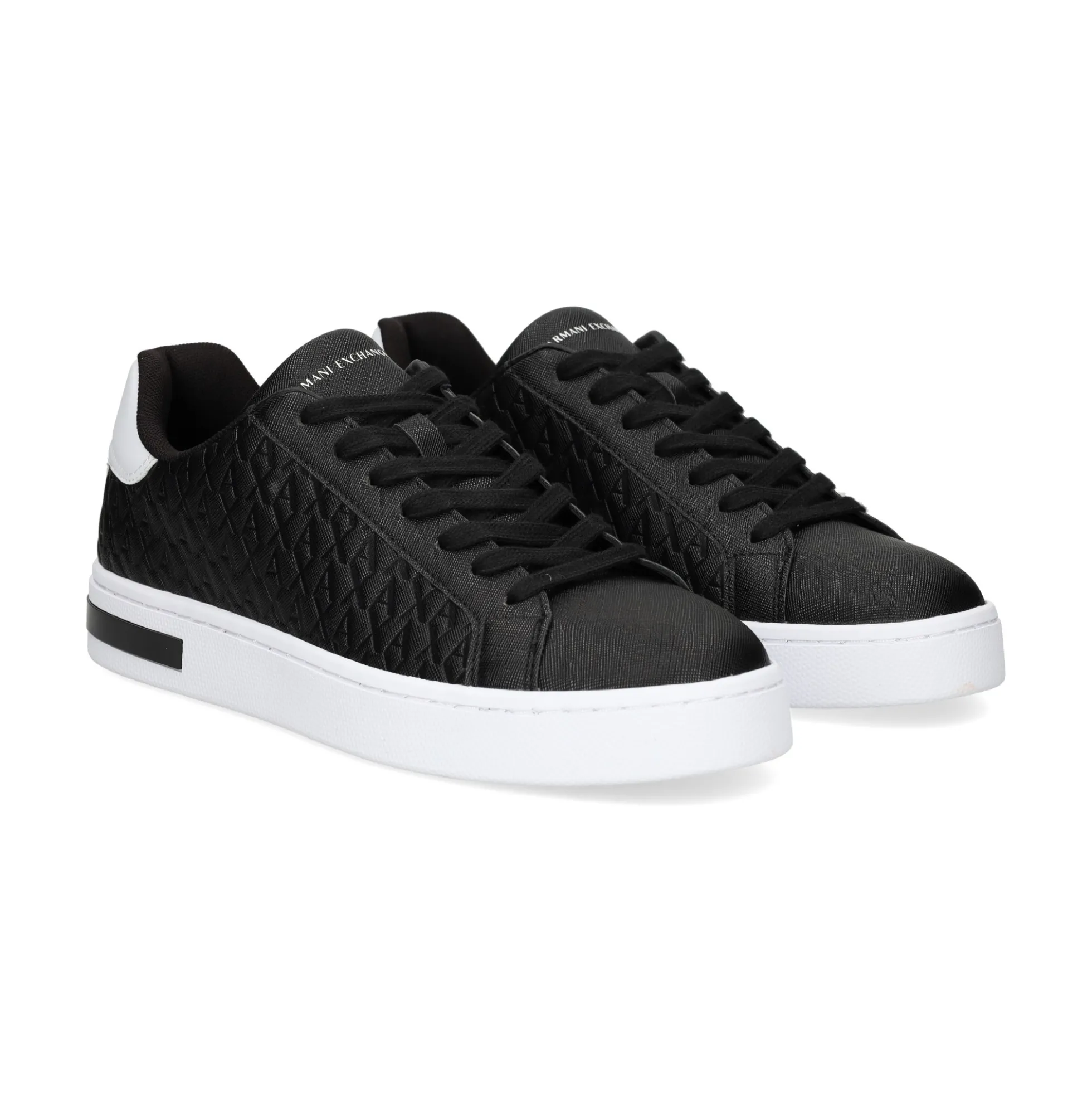 ARMANI EXCHANGE Zapatillas de Hombre XM000140 MC011 BLACK+WHI