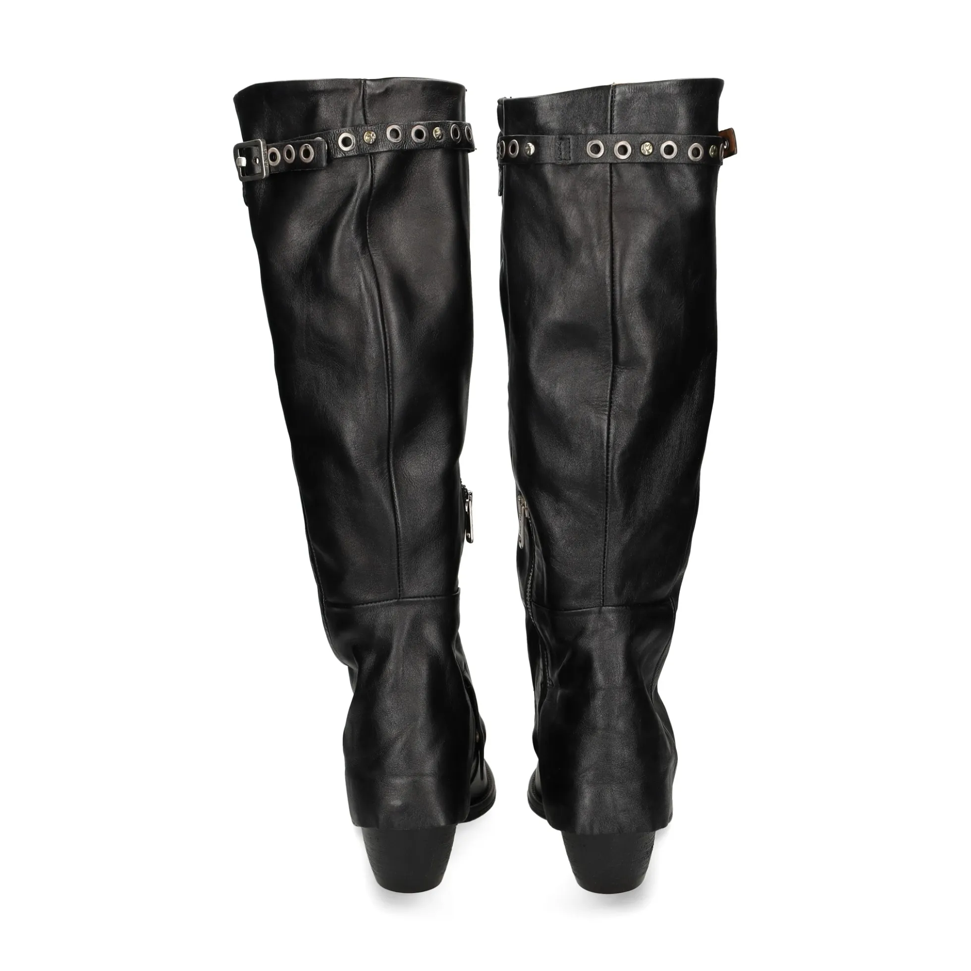 A.S.98 Botas con tacón de Mujer B84301 6002 NEGRO