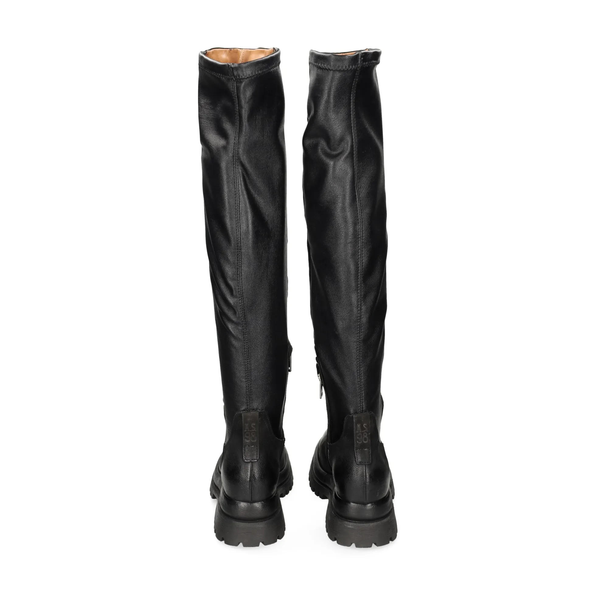 A.S.98 Botas con tacón de Mujer B51320 6002 NEGRO