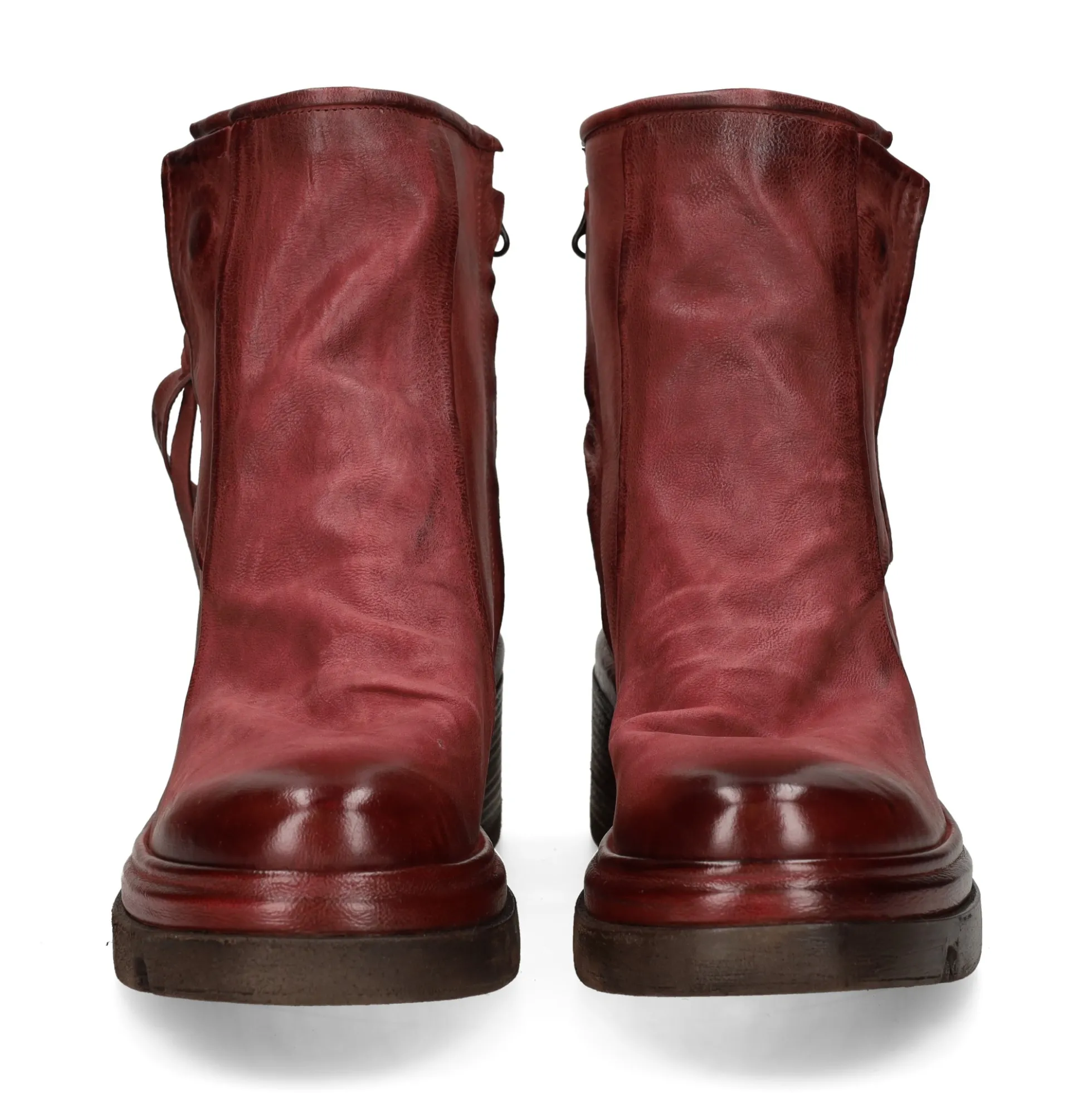 A.S.98 Botines con tacón de Mujer A89230 6580 MADERA