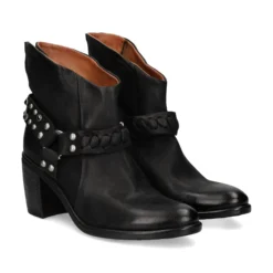 A.S.98 Botines con tacón de Mujer B82206 NEGRO