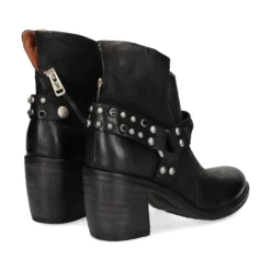 A.S.98 Botines con tacón de Mujer B82206 NEGRO