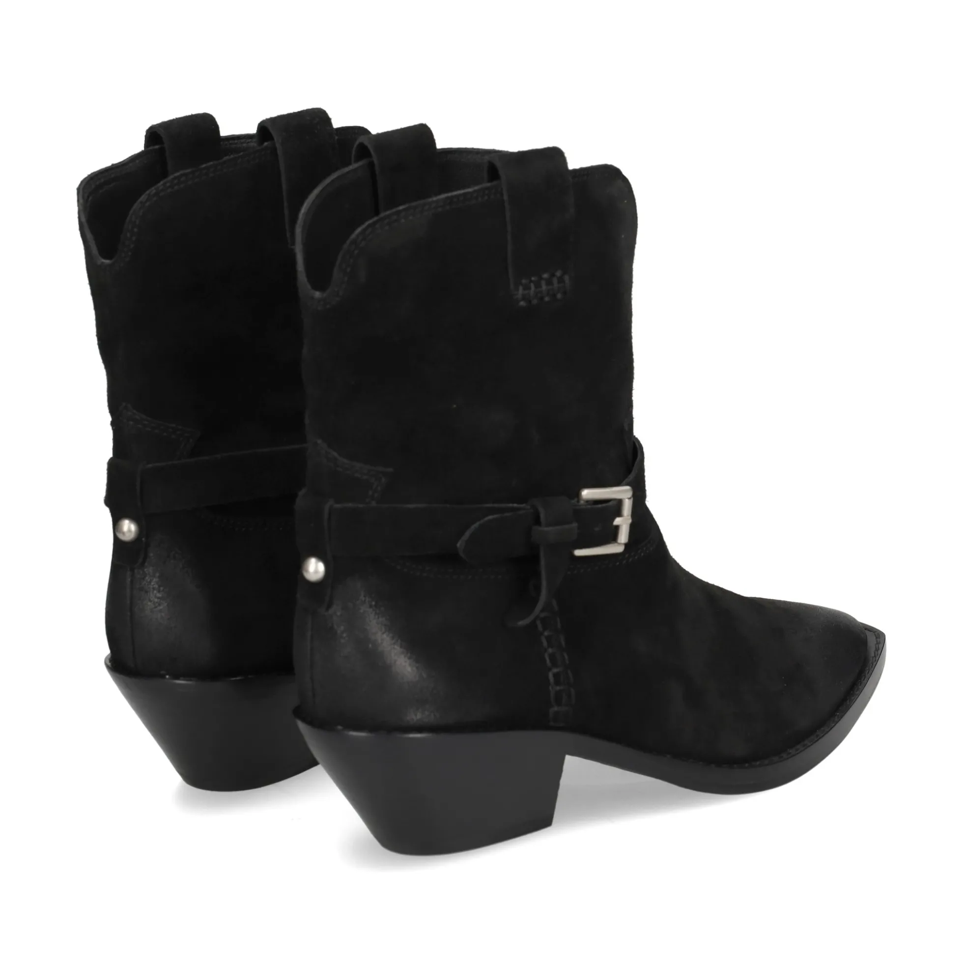 ASH Botines con tacón de Mujer DUSTIN 03 NEGRO