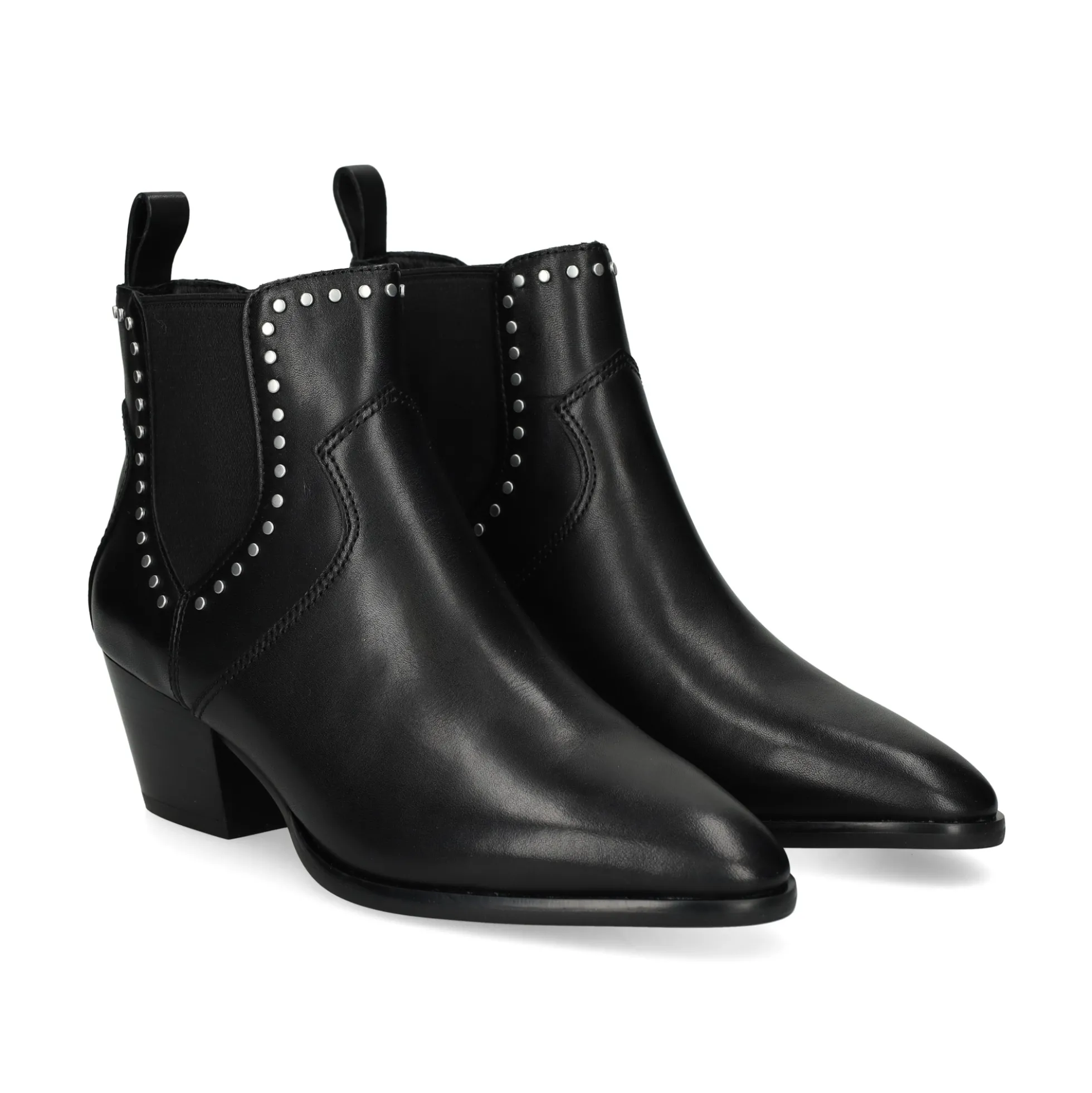 ASH Botines con tacón de Mujer FUNK 001 NEGRO