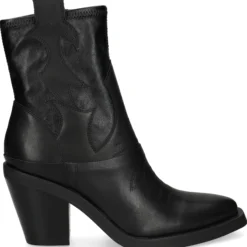 ASH Botines con tacón de Mujer JAGGER 001 NEGRO