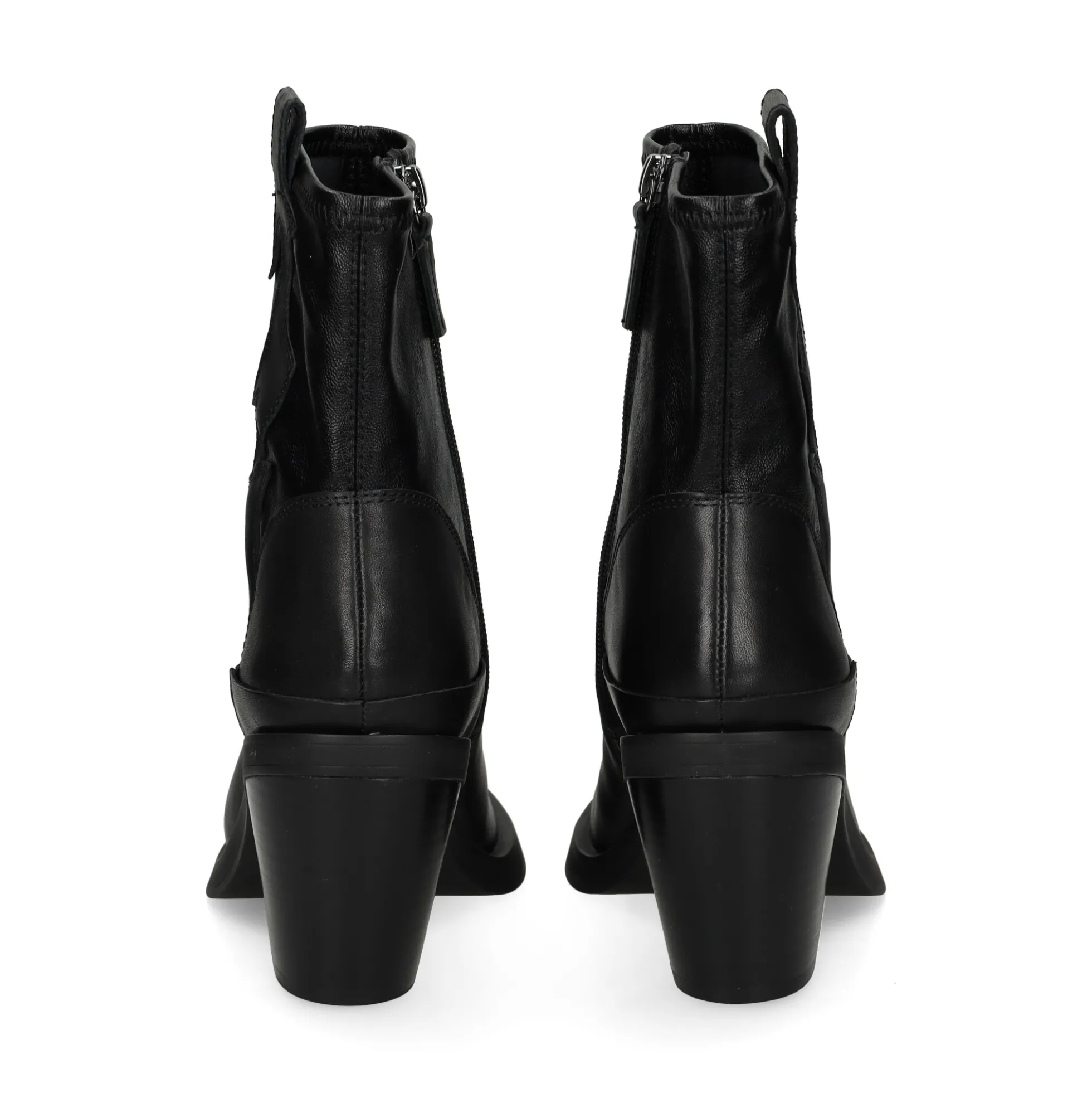 ASH Botines con tacón de Mujer JAGGER 001 NEGRO