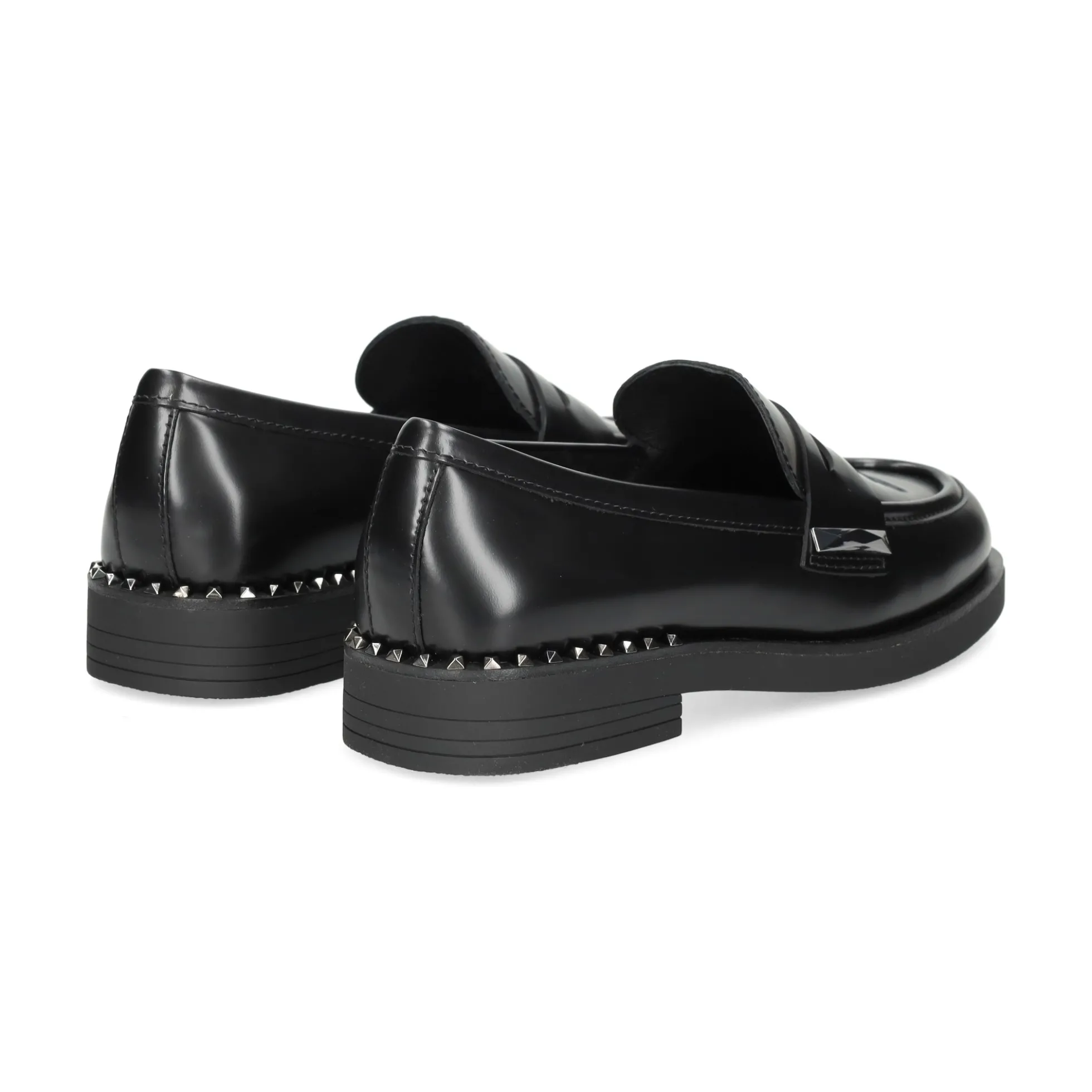 ASH Mocasines de Mujer WHISPER STUDS 001 NEGRO