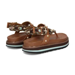 ASH Sandalias con plataforma de Mujer UNO02 COFFEE