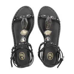 ASH Sandalias planas de Mujer PENNY 004 NEGRO
