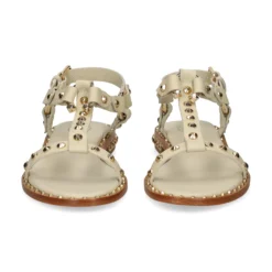 ASH Sandalias planas de Mujer PATSY 001 TALC