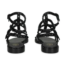 ASH Sandalias planas de Mujer PLAY BIS 006 NEGRO