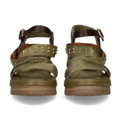 A.S.98 Sandalias con plataforma de Mujer C02001 0002 GREEN+TDM