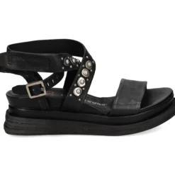 A.S.98 Sandalias con plataforma de Mujer A15034 101 6002 NERO
