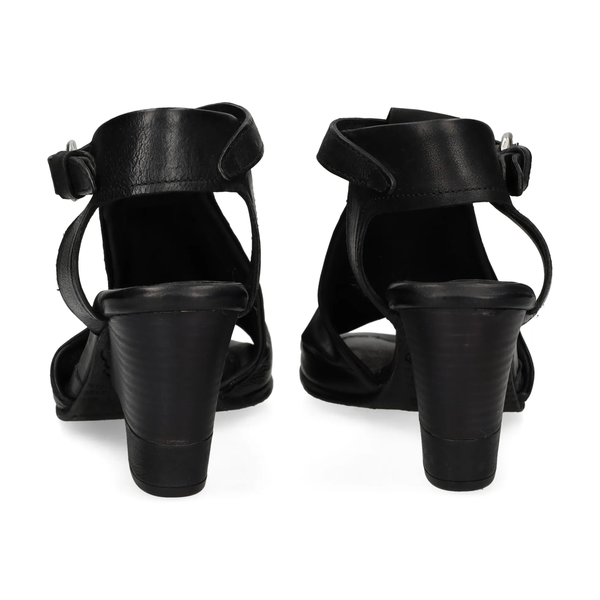 A.S.98 Sandalias con tacón de Mujer C04002 6002 NEGRO