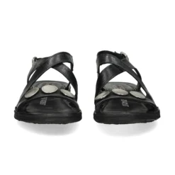 A.S.98 Sandalias planas de Mujer A16059 6002 NEGRO