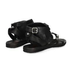A.S.98 Sandalias planas de Mujer A16069 6002 NEGRO